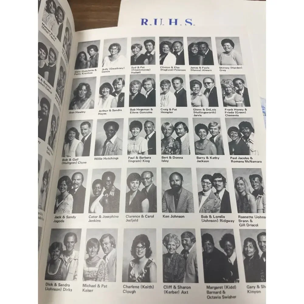 1957 Richmond Union High School CA Diploma Reunion Booklet Senior Memorabilia